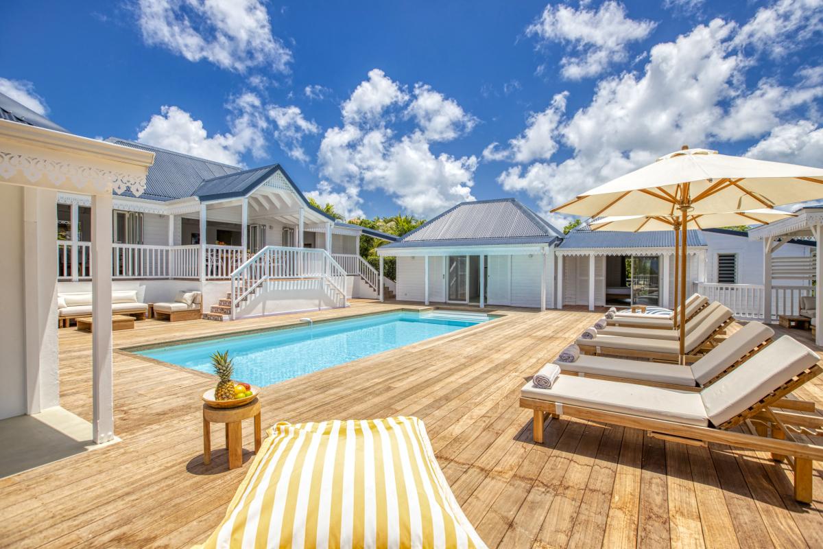 A louer villa 4 chambre Terres Basses Saint Martin_ Piscine - 4